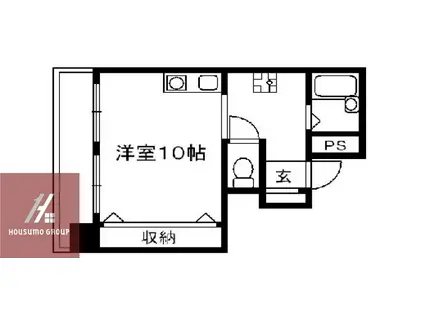ビィーク・クレール(ワンルーム/5階)の間取り写真