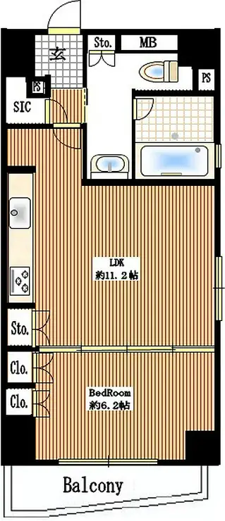 グランスイート神宮前 12階階 間取り