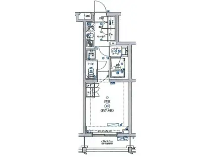 イアース小竹向原(1K/2階)の間取り写真