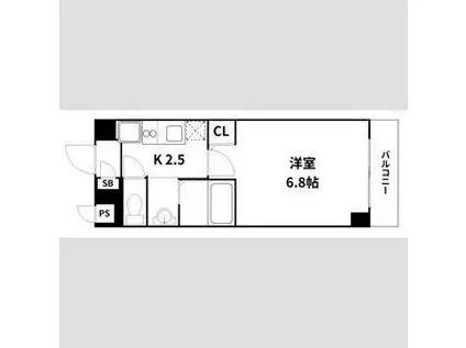 NANI LEI(1K/1階)の間取り写真