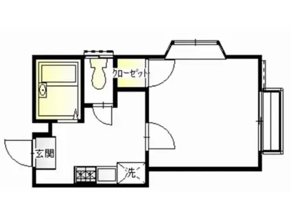 アベニュー東大宮A棟(1K/2階)の間取り写真