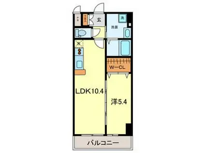 マイアトリア栄(1LDK/7階)の間取り写真