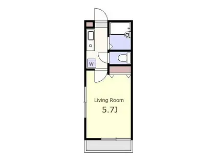 ココネ目白(1K/2階)の間取り写真