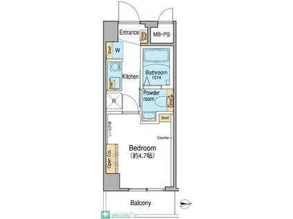 FUU OIMACHI BY LATIERRA(1K/5階)の間取り写真