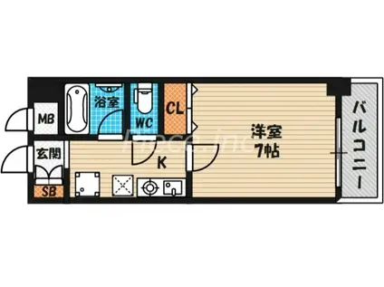 ヴィラ フェリーチェB(2LDK/2階)の間取り写真