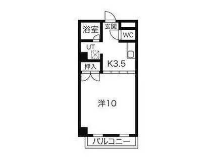 アッサンブラージュ(1K/7階)の間取り写真