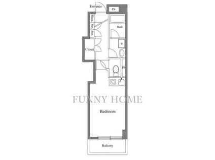 ユーコート赤堤(ワンルーム/3階)の間取り写真