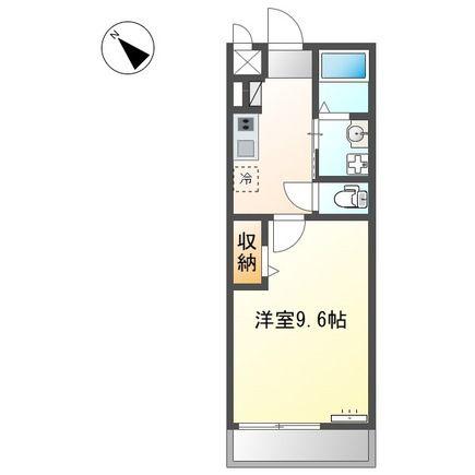 ASAHI TARNAL(1K/2階)の間取り写真