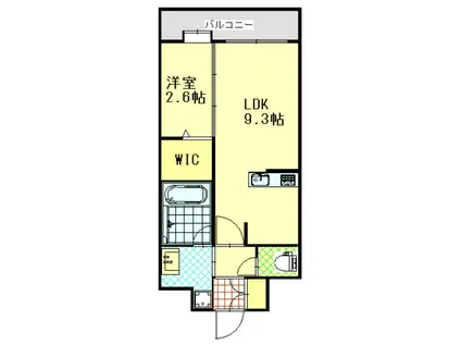 JS STAGE ジェイズステージ(1LDK/3階)の間取り写真