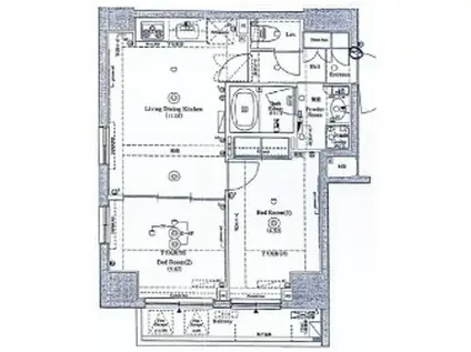アクサス上野北 AXAS上野北 AXAS上野北(2LDK/2階)の間取り写真