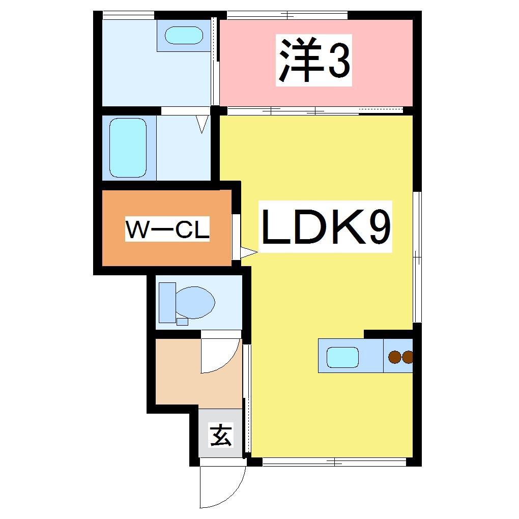 INTEGRAL LIAISON(1LDK/1階)の間取り写真