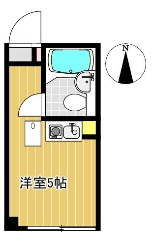 レナトゥス保谷(ワンルーム/2階)の間取り写真