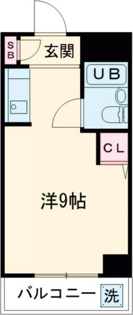 シティハウス松阪(ワンルーム/3階)の間取り写真