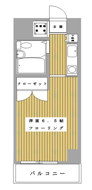 TMC GREEN GARDEN(1K/11階)の間取り写真