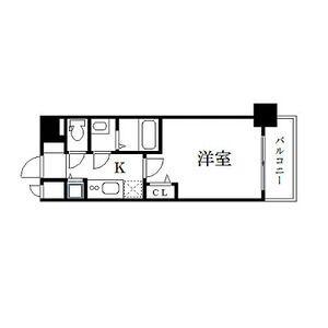 プレサンス鶴舞公園セラヴィ(1K/11階)の間取り写真