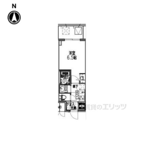 ARCOBALENO OSAKA FUSE(1K/8階)の間取り写真