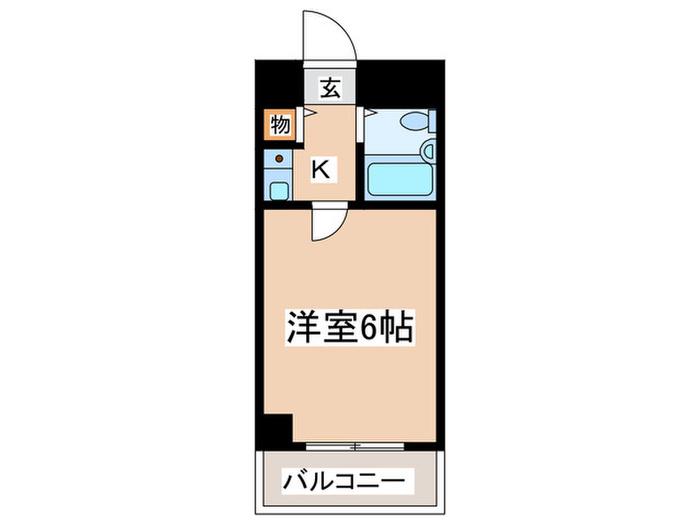 デイズハイツ弁天(1K/5階)の間取り写真