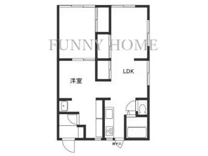 マ・メゾン(2LDK/2階)の間取り写真