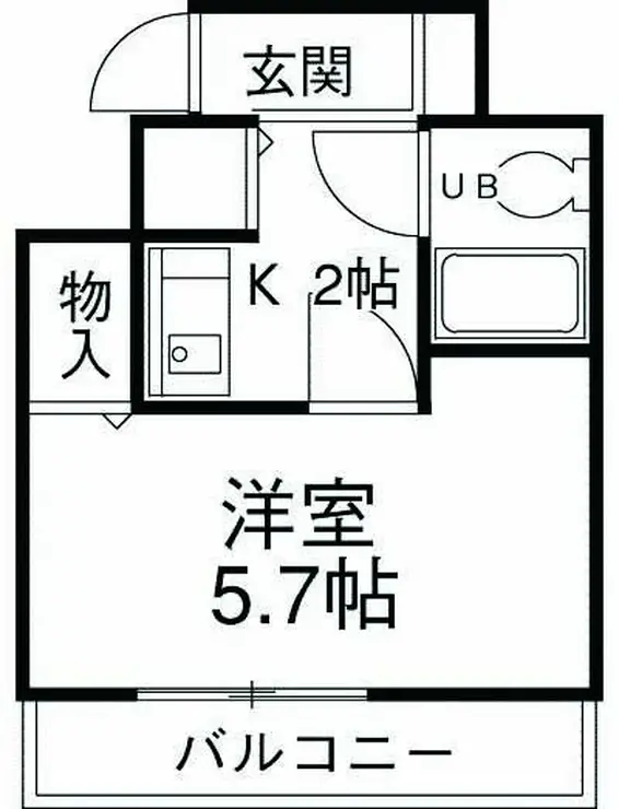 フラタニティ赤羽 1階階 間取り