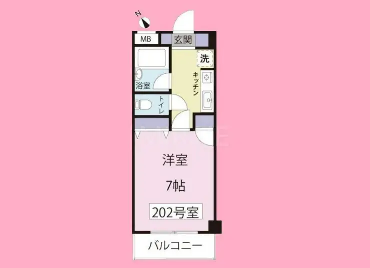 プリモ・アモーレ 2階階 間取り