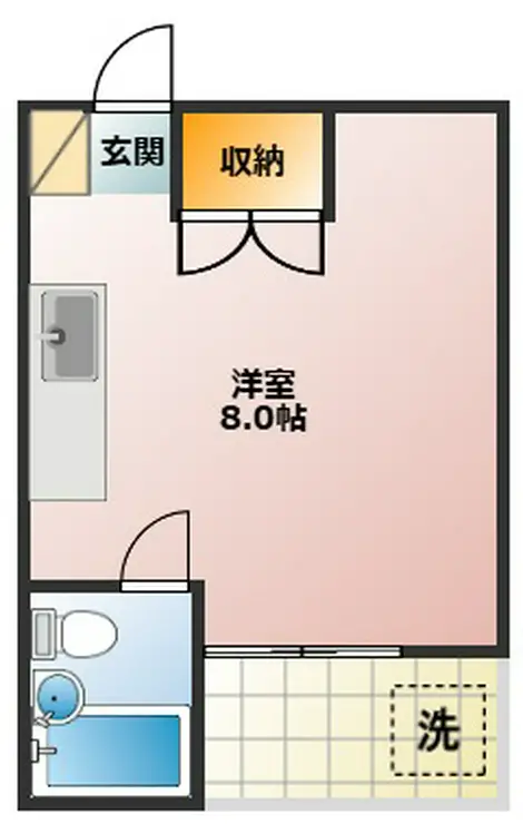 キャピタル 4階階 間取り