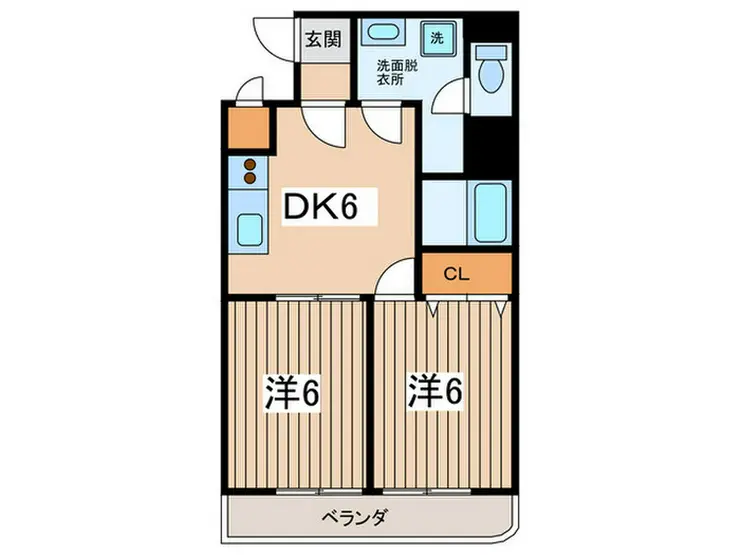 ロイヤルドレイク 2階階 間取り