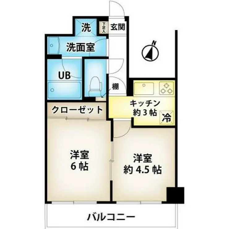 セルテーヌ上木崎 5階階 間取り