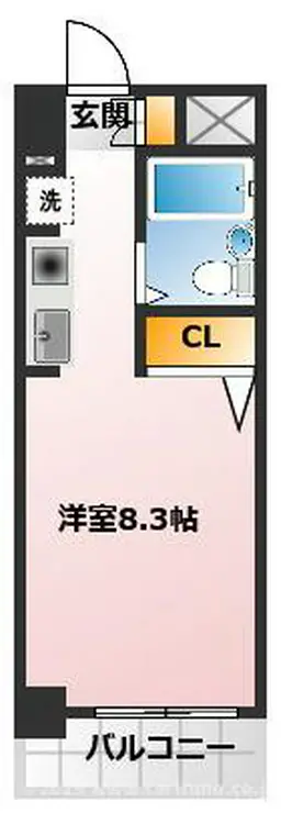 伊勢原七番館 3階階 間取り