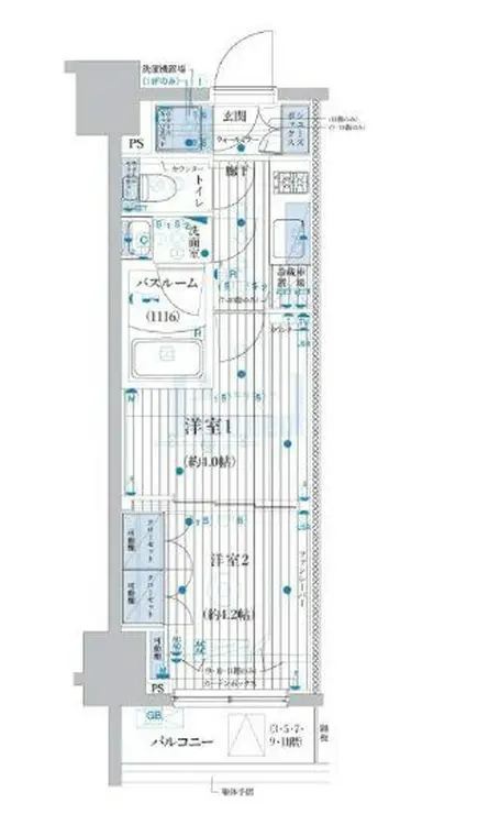 ブライズ池袋 9階階 間取り