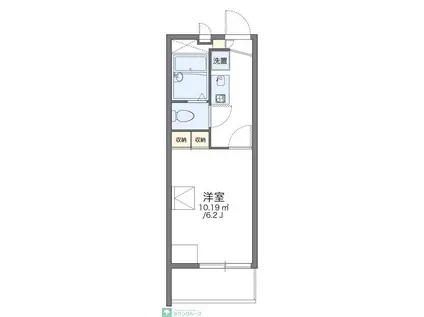 レオパレスパヴィヨンブラン(1K/3階)の間取り写真