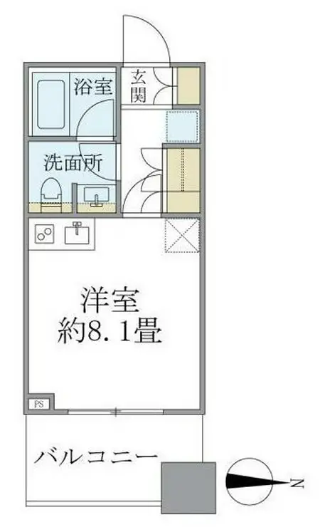 シティタワー大井町 4階階 間取り