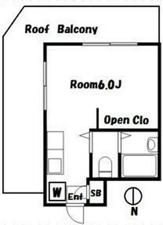 ドミールタカラ 4階階 間取り
