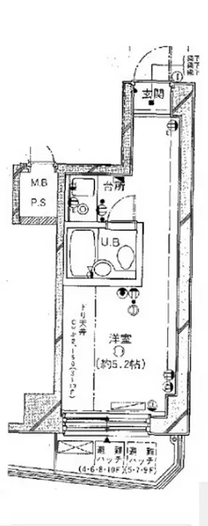 イトーピア六本木 5階階 間取り