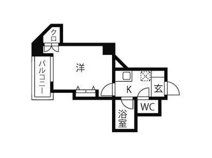 エルパラッツォ塚本(1K/3階)の間取り写真