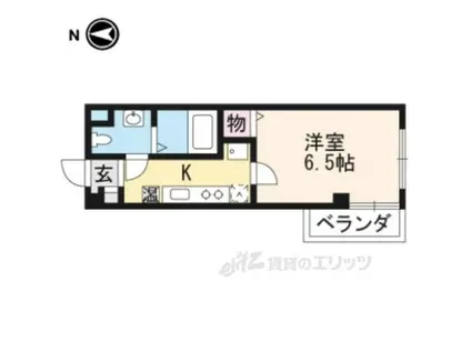 LA CACHETTE(1K/3階)の間取り写真