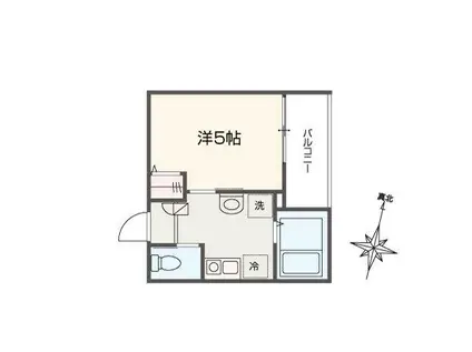 メルラス大泉学園(1K/3階)の間取り写真