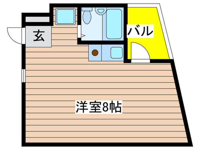 G&Y東桜(ワンルーム/6階)の間取り写真