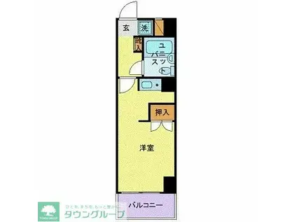 吉野屋ビルリーフコート(ワンルーム/5階)の間取り写真