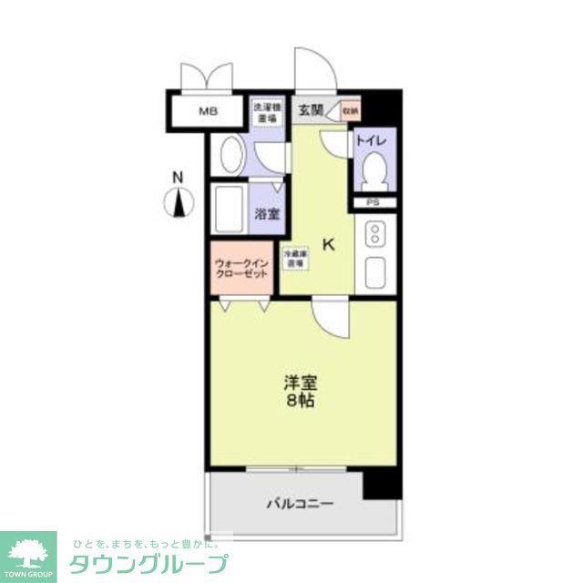 ACO MANSIONS(1K/3階)の間取り写真