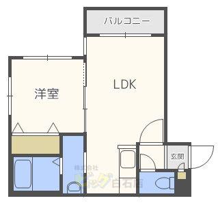 ソラーナレジデンス(1LDK/3階)の間取り写真