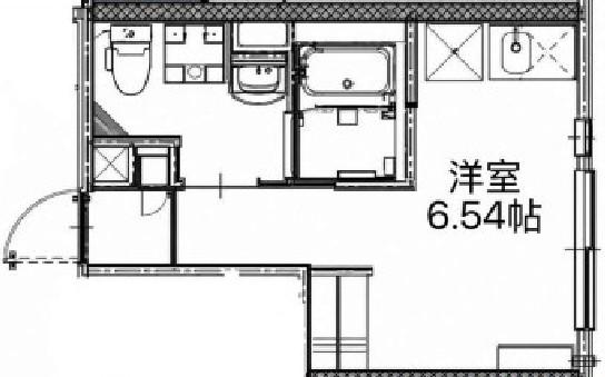 デュオメゾン門前仲町(ワンルーム/3階)の間取り写真