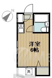 コーポ長谷川高円寺(ワンルーム/2階)の間取り写真