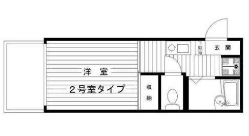 エスペランサ恵比寿(ワンルーム/5階)の間取り写真