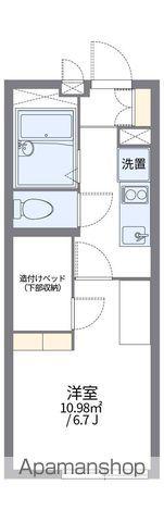 レオパレスANTHIRO(1K/1階)の間取り写真