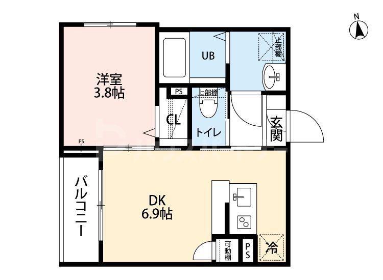 ROBOT HOME 新小岩(1DK/2階)の間取り写真