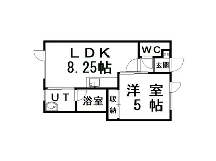 レジデンス東陽(1LDK/1階)の間取り写真