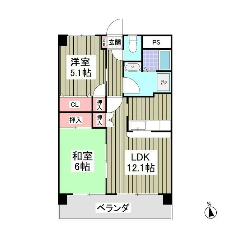 壽ビル 5階階 間取り