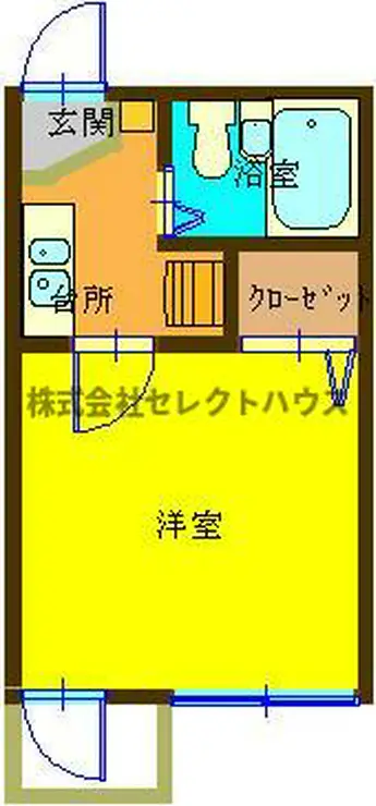 マンション川口 2階階 間取り