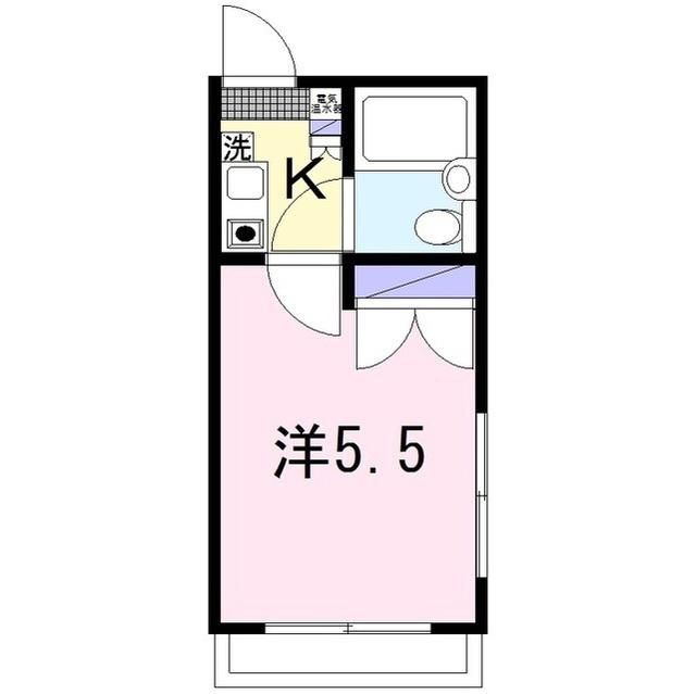 プチメゾン中央(1K/1階)の間取り写真