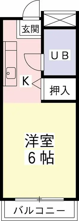 ポナール平方 3階階 間取り